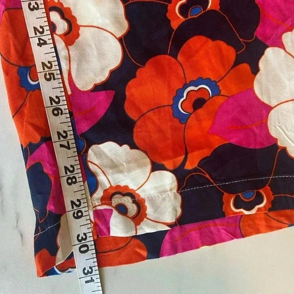 Jules & Leopold Floral Pull On Wide Leg Pants Boho Hippie 70s Size Medium New - Picture 11 of 13